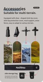 Trekking Poles Carbon Fiber Climbing Stick