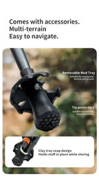 Climbing Sticks Ultralight Outdoor Folding Trekking Poles