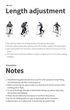 Trekking Poles Carbon Fiber Climbing Stick