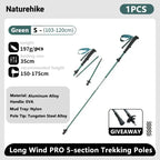 Climbing Sticks Ultralight Outdoor Folding Trekking Poles
