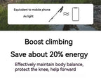 Blackdog Carbon Mountaineering Stick Portable Lightweight Aluminum Carbon Walking Sticks Trekking Pole Telescopic Hiking Canes Adjustable 3-Section Collapsible Staff