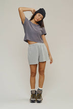 Carmen Mesh Cropped Tee