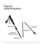 Climbing Sticks Ultralight Outdoor Folding Trekking Poles
