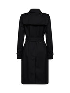 Burberry Kensington Trench Coat — Black