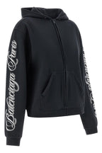 Balenciaga Cursive Embroidered Hoodie Women