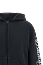 Balenciaga Cursive Embroidered Hoodie Women