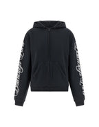 Balenciaga Cursive Embroidered Hoodie Women