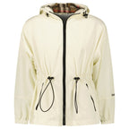 Burberry 'Birley' Check Hooded Rain Jacket Vanilla