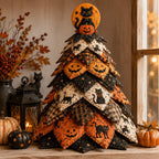 🔥Last Day 49% OFF - 🎃 DIY Halloween Quilted Fabric Tree Kit