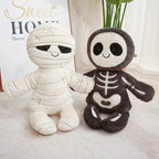 Chilling Skeleton and Mysterious Mummy Halloween Plush Toys