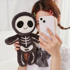 Chilling Skeleton and Mysterious Mummy Halloween Plush Toys