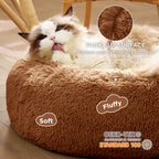 Calming Donut Bed for Dogs and Cats